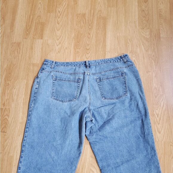 CJ Banks Plus Size Wide Leg Jeans 38x27 - Picture 5 of 12